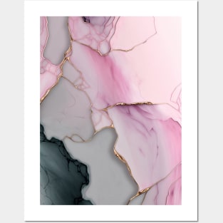 Blossom Skies - Abstract Alcohol Ink Resin Art Posters and Art